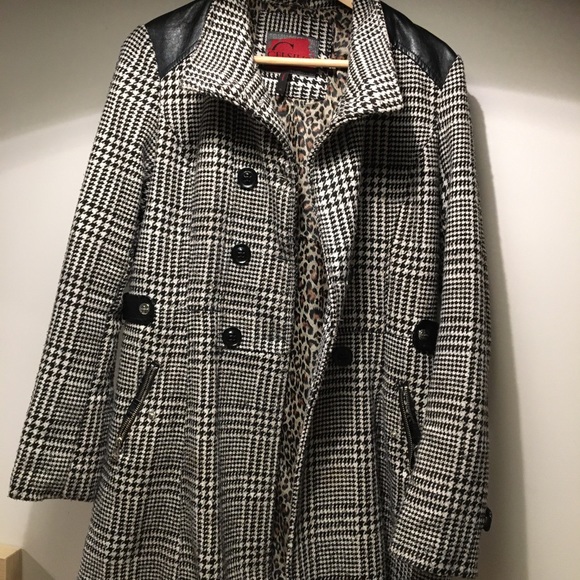 celsius premium herringbone plaid coat - Picture 3 of 8